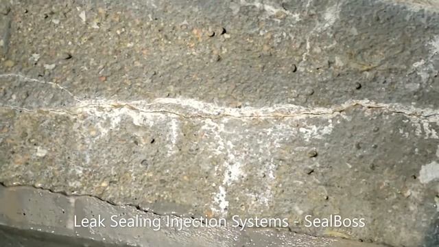 Concrete Crack Injection - Polyurethane Water Stop Leak Sealing Systems Sealboss смотреть онлайн