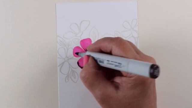 Watercolor and Copic: 2 flower cards смотреть онлайн