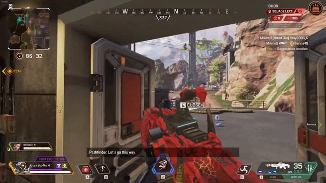 Играю с женой в Apex Legends #2 Первый топ1 смотреть онлайн