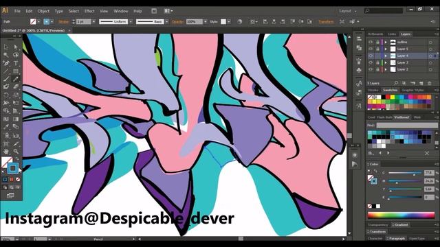 | SIMPLE GRAFFITI ILLUSTRATION | - DEVER смотреть онлайн