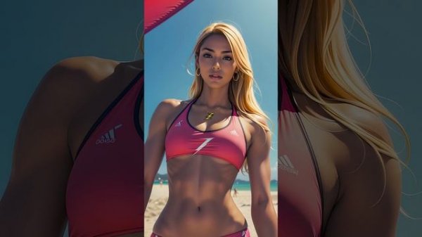 ビーチバレービキニ【AI & Art Naomi 直美】