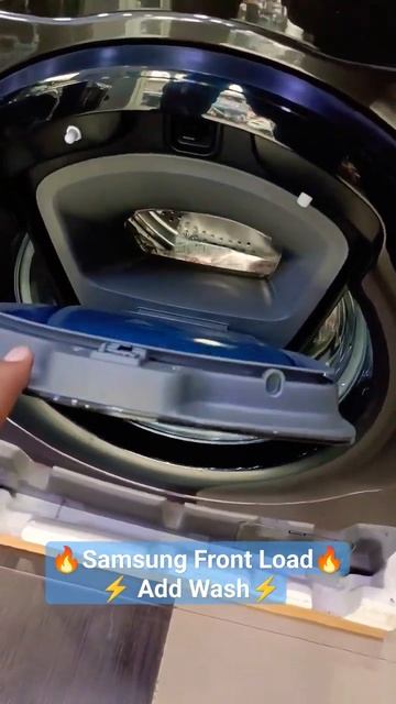 Samsung Front load⚡️ Samsung Add Wash🔥 now add items anytime 🔥🔥 смотреть онлайн