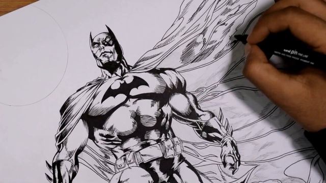 DRAWING BATMAN - COMIC STYLE смотреть онлайн