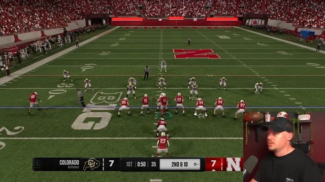 MY FIRST TIME PLAYING EA SPORTS COLLEGE FOOTBALL 25 WITH NEBRASKA смотреть онлайн