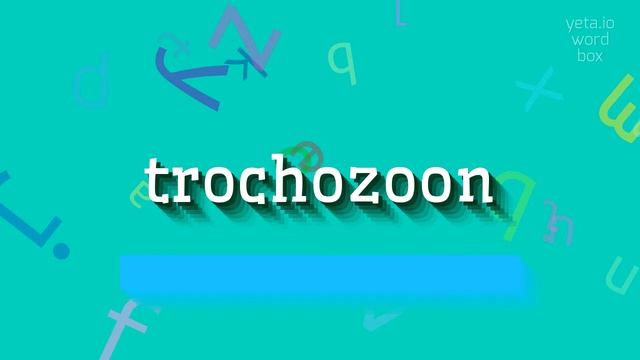 TROCHOZOON - HOW TO PRONOUNCE IT? смотреть онлайн