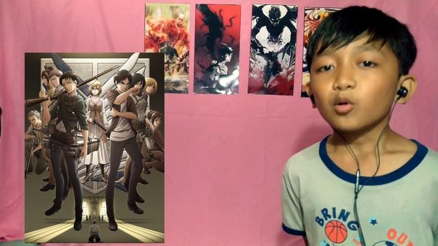 Singing Red Swan (Attack on Titan season3 OP) смотреть онлайн