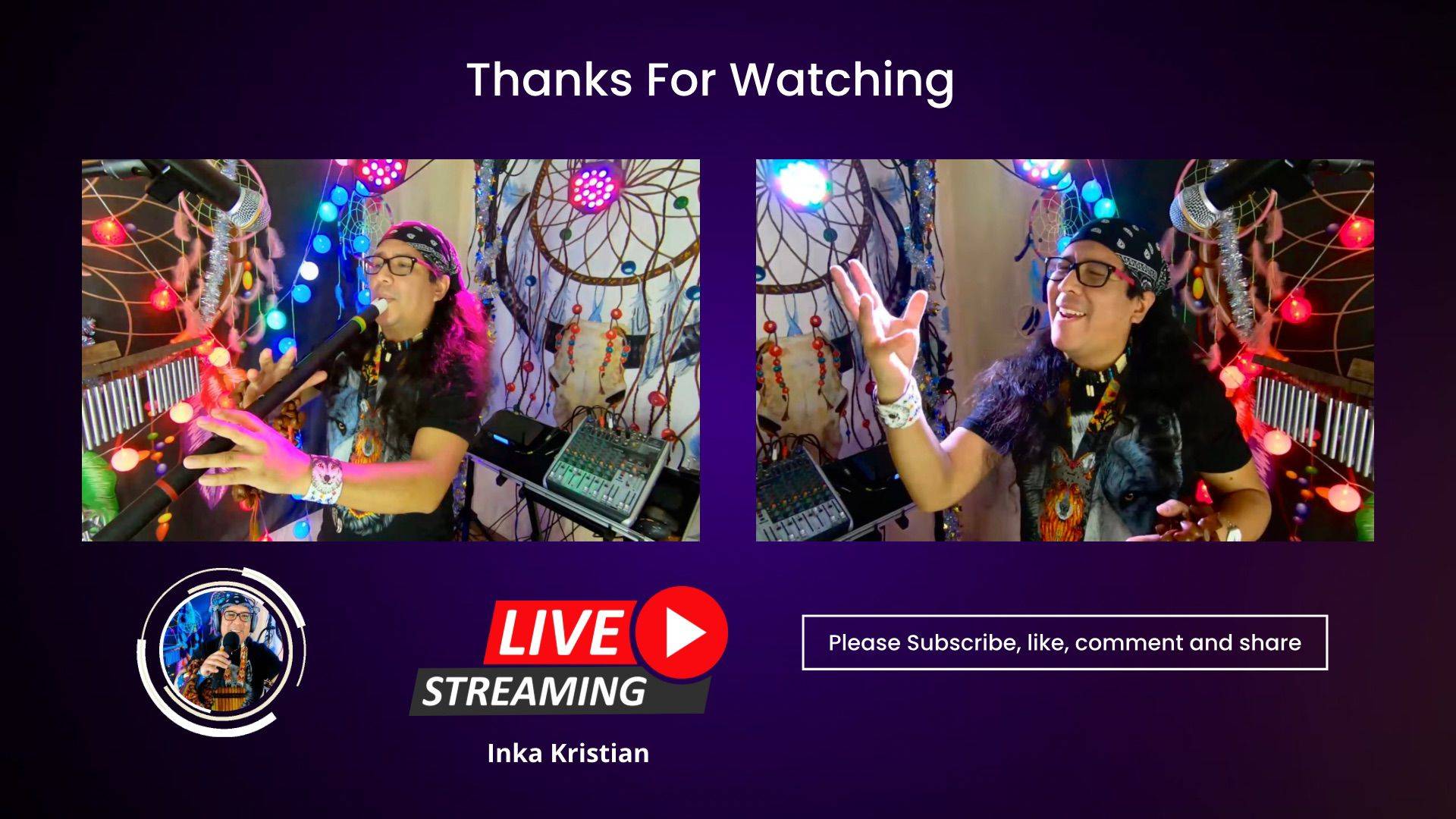 🔴 Inka Kristian - Live 🔴 #meditationmusic #soundhealing #relaxingmusic #nativeamericanflutemusic