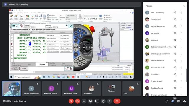 Industrial Robotics Session at Sathyabamma University (PART 2) смотреть онлайн