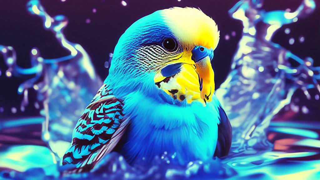 Попугайчик плавает смотреть онлайн