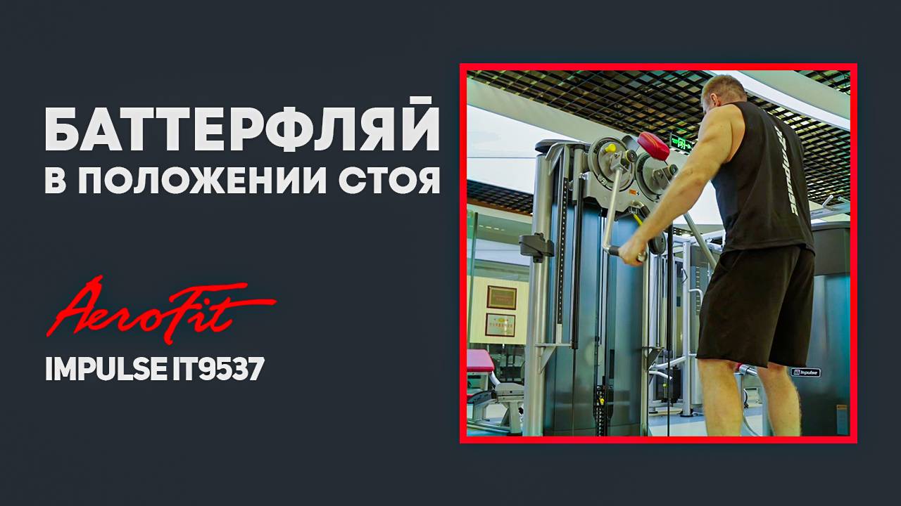 Баттерфляй / дельты стоя многопозиционный, профессиональный тренажерImpulse IT9537 смотреть онлайн