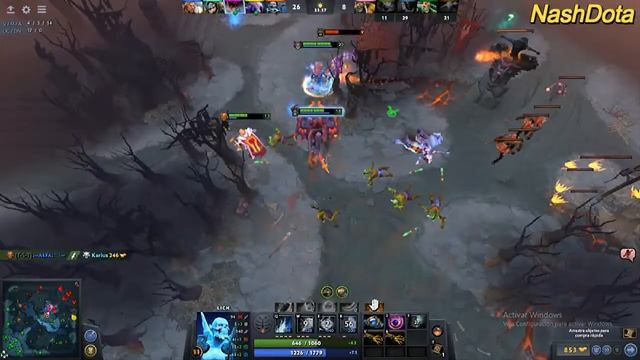 Dota 2 - New 7.27d Lich Support Pro Aether Lens Magic Rank Damage / NashDota Winner смотреть онлайн