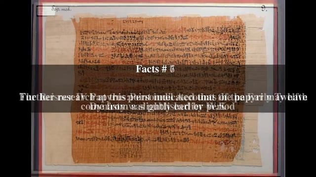 Reisner Papyrus Top # 12 Facts смотреть онлайн