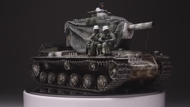 KV-2 754(r) Tank - Part 2 - 1/35 TRUMPETER - Tank Model - [ Painting - Weathering ]