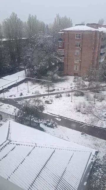 Зима в апреле!!!