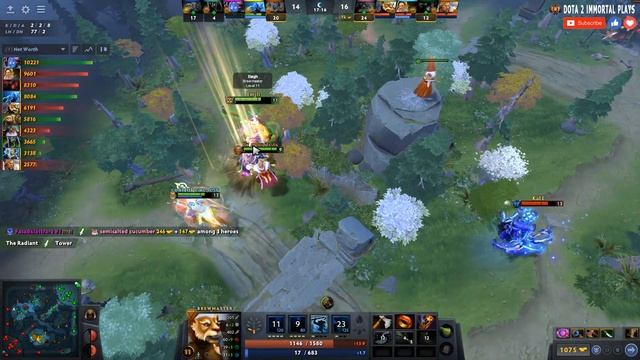 Brewmaster Off Lane | 7.32 | Pos 3 Brew Play with Reworked Scepter | Dota 2 Immortal Gameplay смотреть онлайн