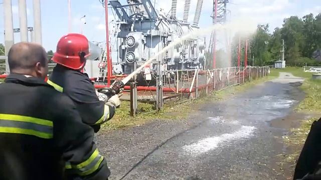 пожаротушение трансформатора смотреть онлайн