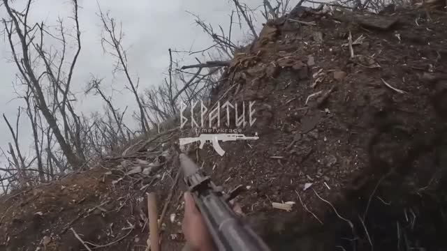 Кадры штурма и взятия в плен очередной партии бойцов ВСУ, весна 2025 смотреть онлайн