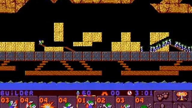 DOS Lemmings 2: The Tribes Classic 3 LEMTRIS смотреть онлайн
