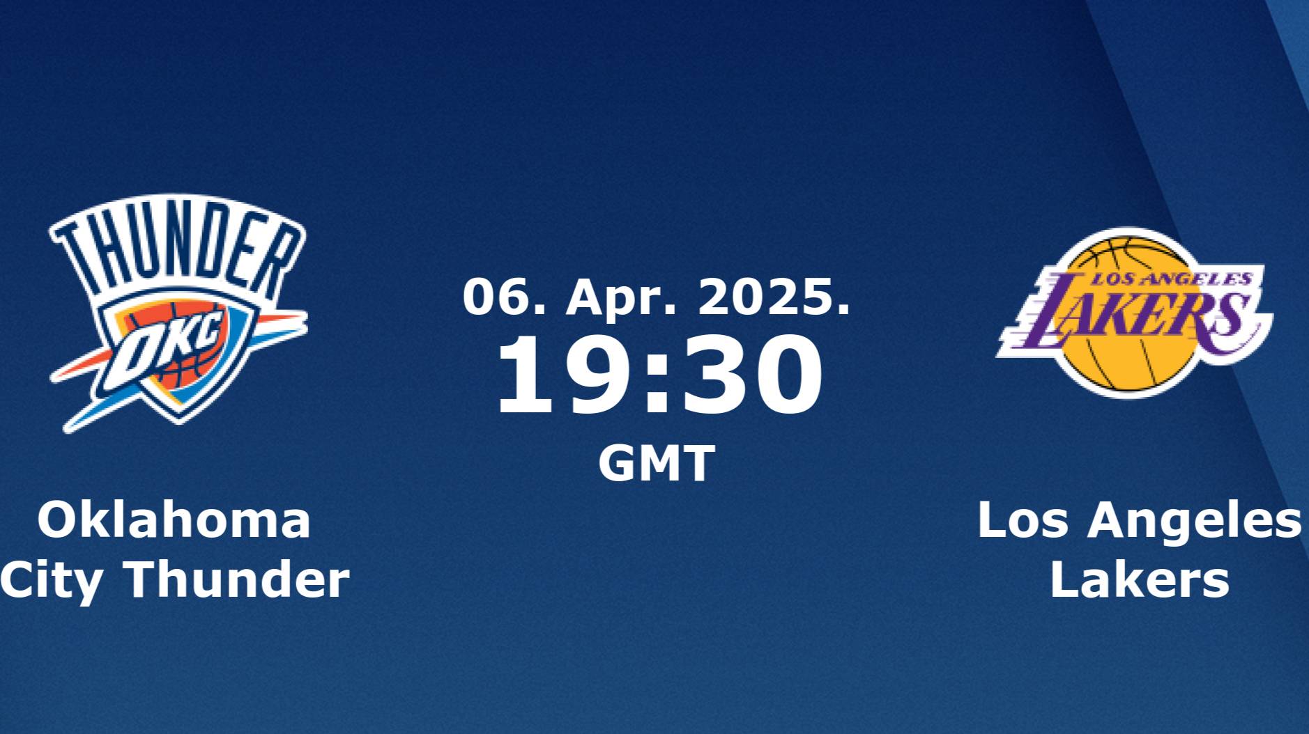 08.04.2025 | Оклахома-Сити Тандер — Лос-Анджелес Лейкерс | Thunder At Lakers