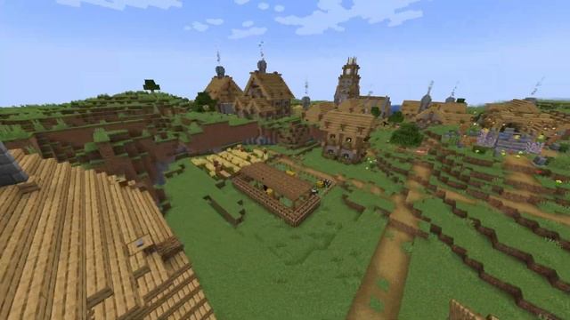 Better Village Mod SHOWCASE (UNDERRATED VILLAGE MOD!?) смотреть онлайн