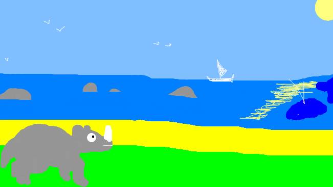 Мавис кистями рисует наш путь 5