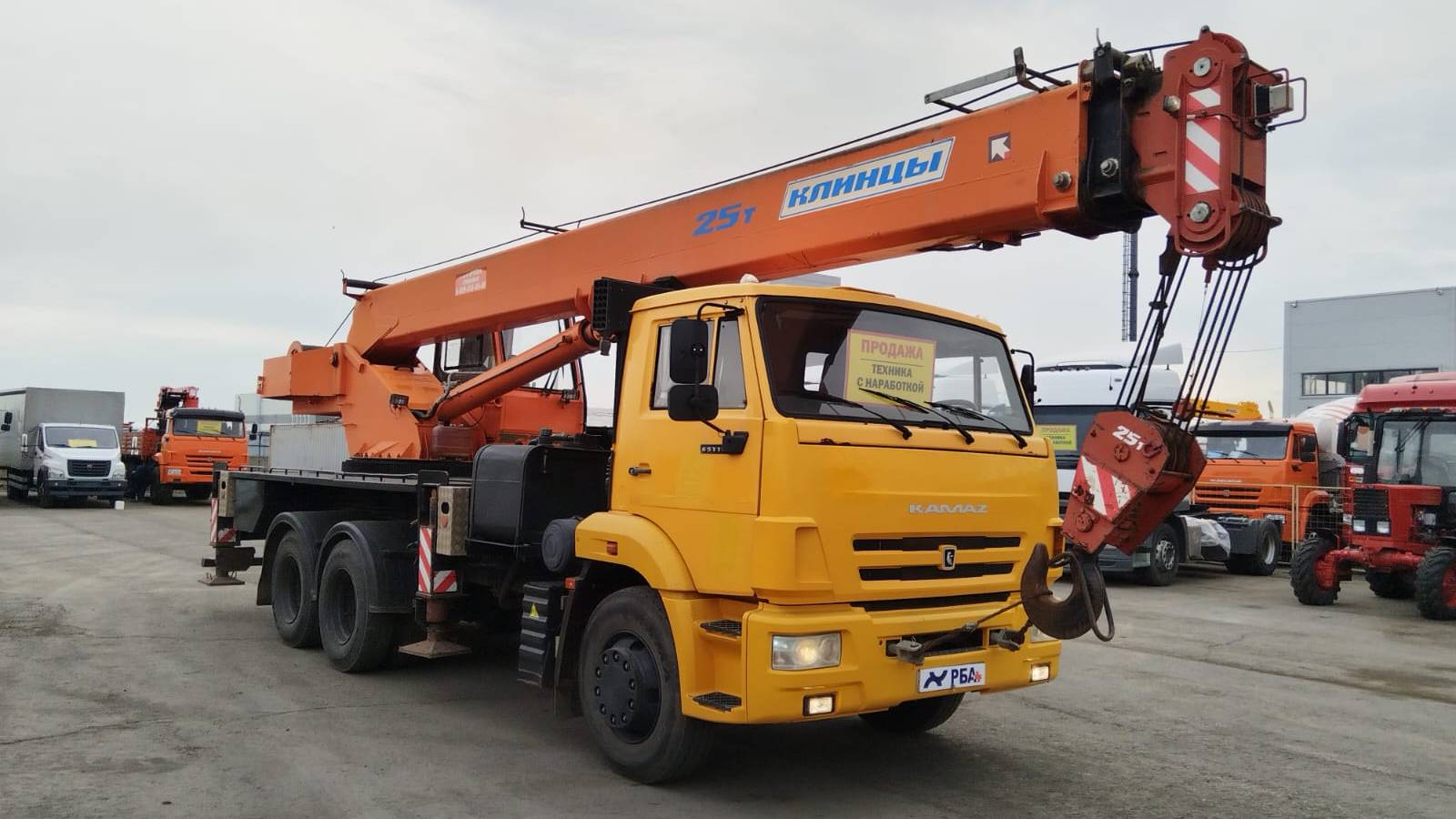 Продается Автокран Клинцы КС-55713-1К-1 шасси КАМАЗ 65115 6х4 б/у