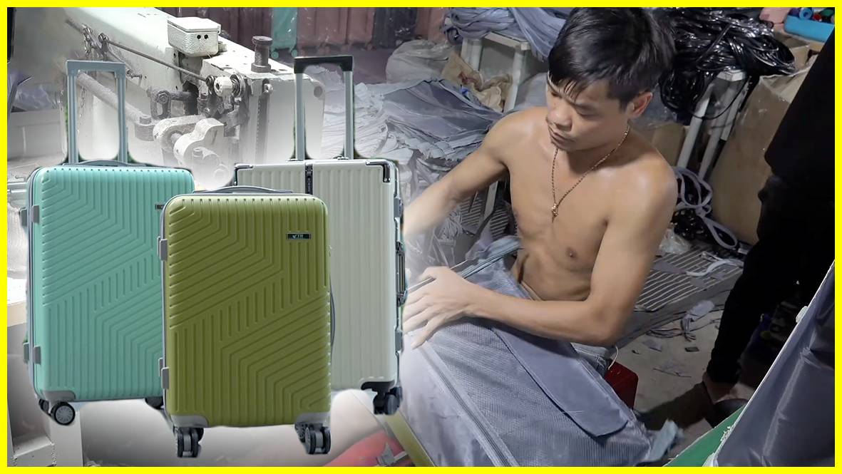 Производство чемоданов на колесах. смотреть онлайн