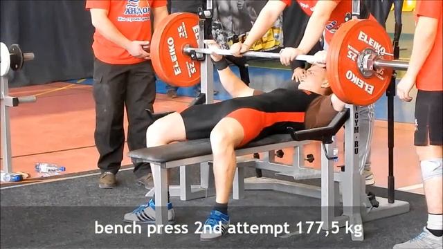 Kashin Pavel RAW total 727.5kg@83kg, Championship of Russia 2015 смотреть онлайн