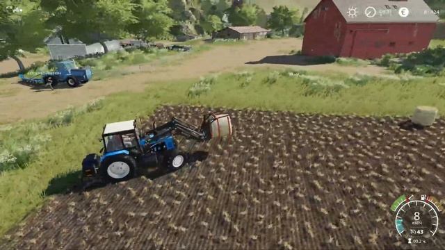 Farming Simulator 19, Ravenport, #1, 3 поля в 1. смотреть онлайн