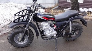 Мотоцикл СКАУТ-10 (Ижтехмаш), с 4х клапанным двигателем ZONGSHEN CB300RL.