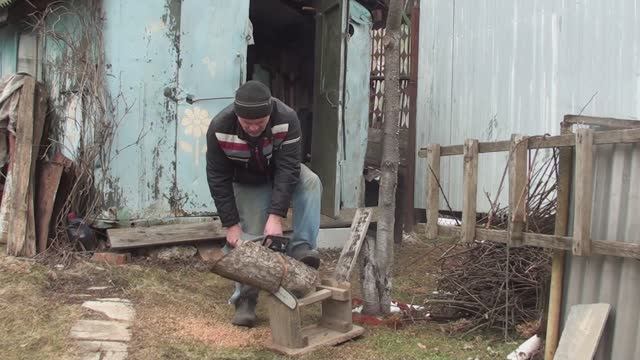 Обзор и первый запуск бензопилы NOCORD NS - 4516, 45 см3, шина 40 см. смотреть онлайн