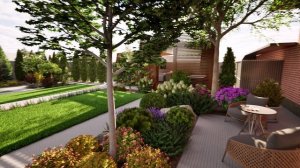 Ландшафтный проект частного дома