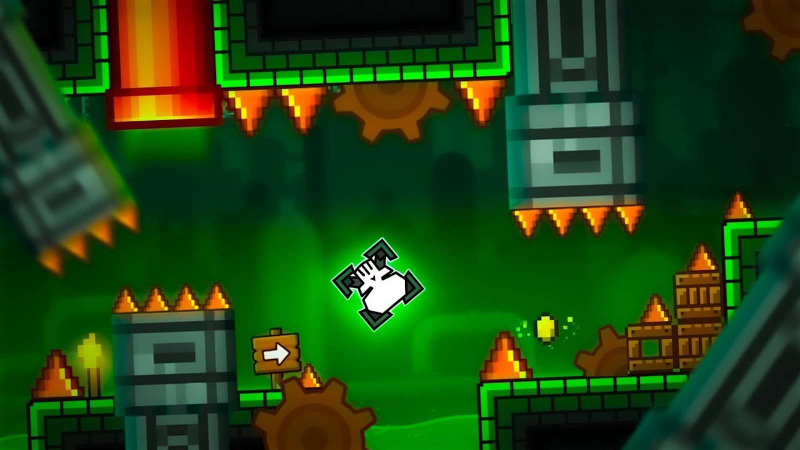 Бафаю второй уровень из Sneak peek 2.2 до сложности Экстрим демона в Geometry dash! смотреть онлайн