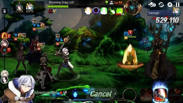 Epic Seven Lvl 3 Blooming Snag Lich 1.1mil+ смотреть онлайн