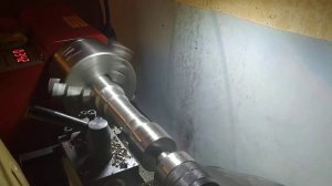 Точение стальной  заготовки на китайском станке CJ0618