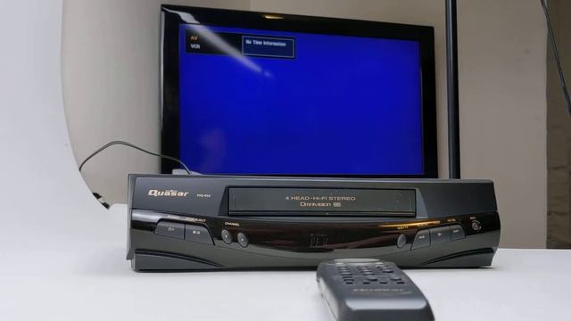 Quasar VCR VHQ-950 4-Head Hi-Fi Omnivision VHS Player w/ Remote. смотреть онлайн