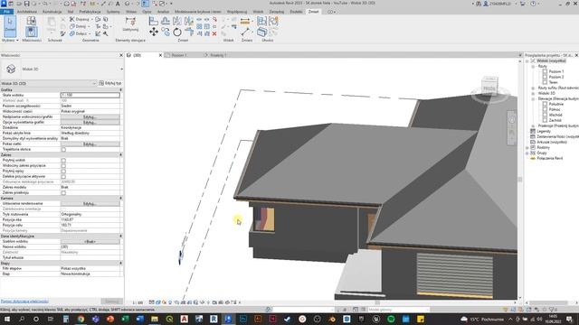 REVIT - Kurs domu jednorodzinnego - Odcinek 5 - Dach, obróbka, orynnowanie смотреть онлайн