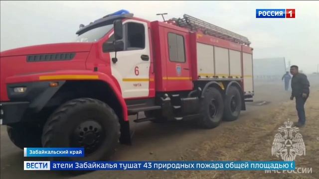 Россия 1, 9 апреля 2025
В Забайкалье тушат 43 природных пожара смотреть онлайн