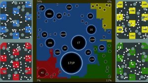 Marble Race & Territory War - fight between neon bubbles #15