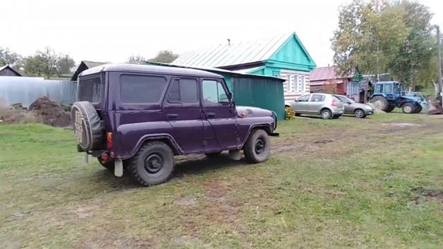 УАЗ после замены тормозных цилиндров,первый выезд часть 1 смотреть онлайн