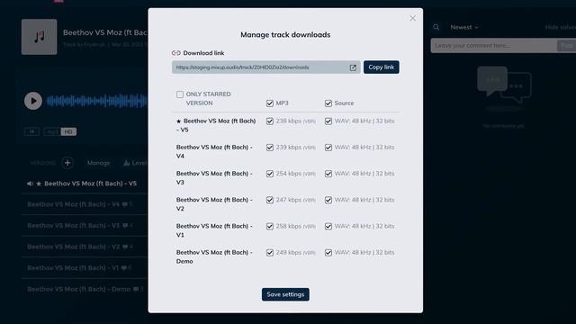 Music Collaboration App: Send .mp3/.wav files download links смотреть онлайн