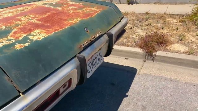 1972 Pontiac LeMans Sport running. смотреть онлайн