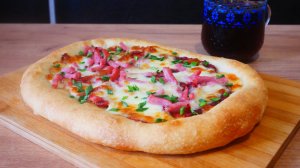 Вкус, Который Запомнишь Навсегда! Римская Пицца с Беконом на Ночном Тесте -Обязательно попробуйте!