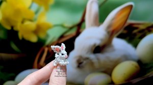 Мастер-класс Пасхальный кролик из Бисера