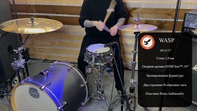 Обзор малого барабана Mapex Black Panther Wasp 10x5,5