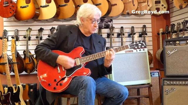 2014 Gibson Memphis ES-335 Reissue - Dot Neck - serial number 13154708 смотреть онлайн