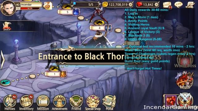 Daily Quests And Optimal Optional Daily Stuff For New Players In Kings Raid By Vespa Nox