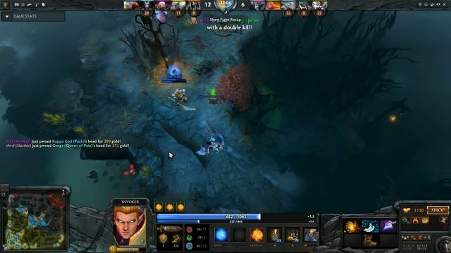 w33 INVOKER - Pov Gameplay MMR Dota 2 смотреть онлайн