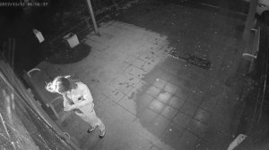 Посетитель кв. 93 мочится у подъезда 12.11.2017