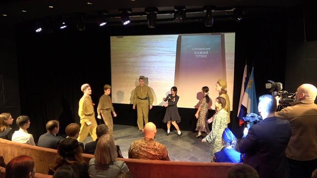 Выступление наших актеров в музее диораме «Курская битва. Белгородское направление» 9 апреля 2025 г смотреть онлайн